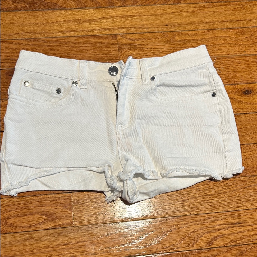 VENUS White Jean Shorts for Women